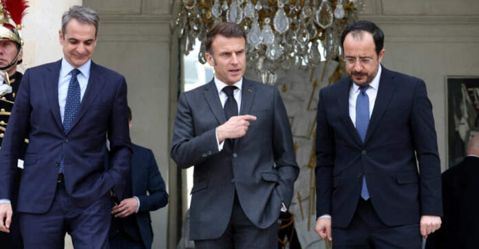 Mitsotakis Macron Christodoulides Mak 1024x532