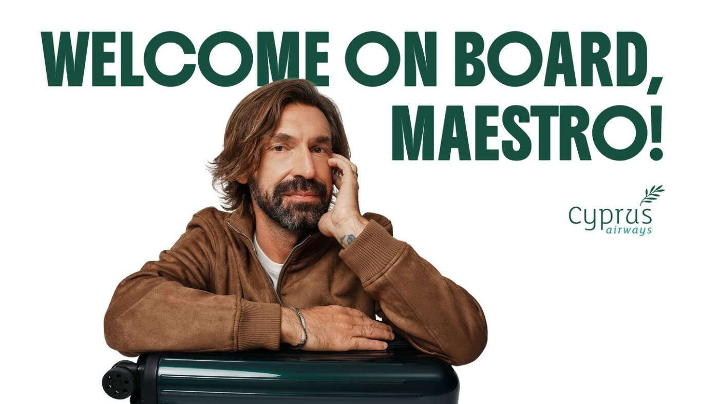 Cyprus Airways Appoints Andrea Pirlo as Brand Ambassador